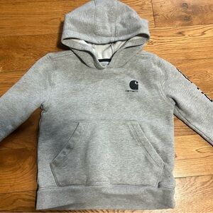 Carhartt kids size 6 grey hoodie